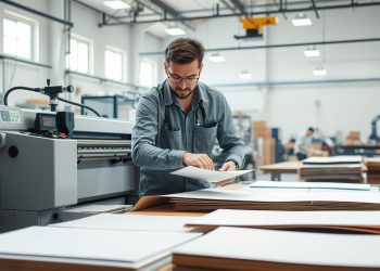 corte e vinco e aproveitamento de material