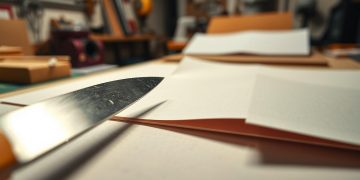 corte e vinco e precisão de faca