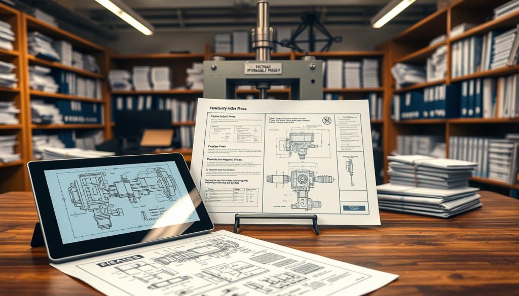 documentação técnica prensa hidráulica