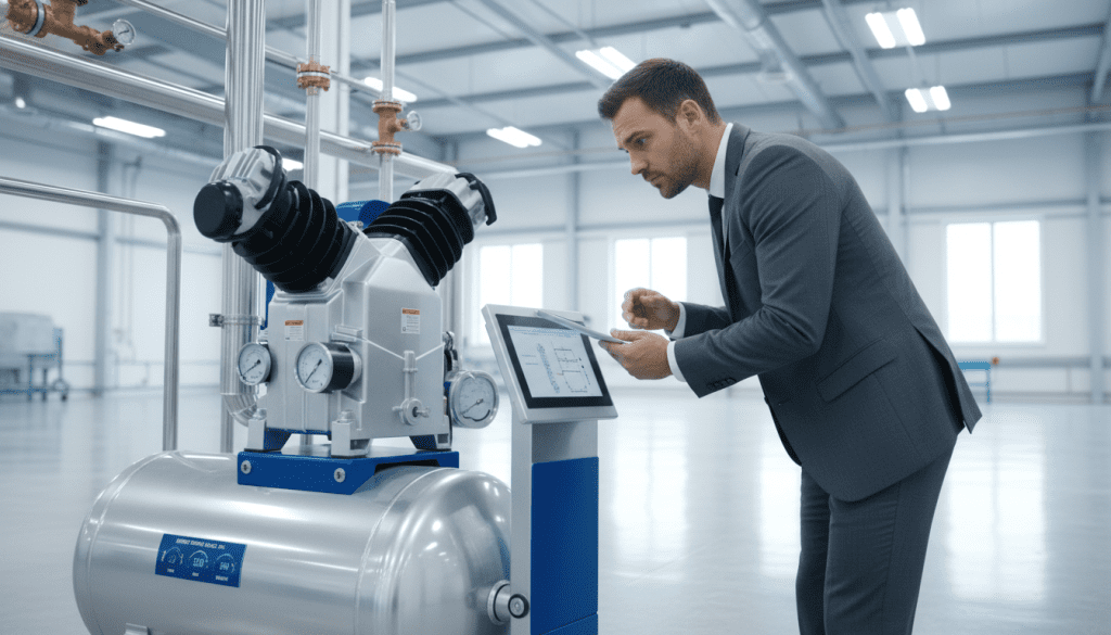 eficiência energética de compressores de ar