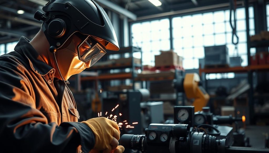eficiência energética em soldagem industrial