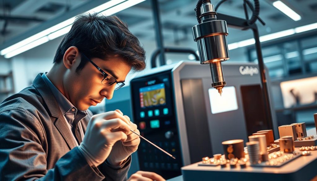eletroerosão na microfabricação