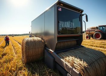 enfardadeira e comportamento em picos