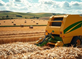 enfardadeira e produtividade real