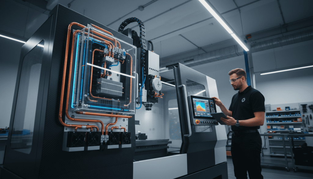 equipamento cnc com controle térmico equipamento cnc com controle térmico