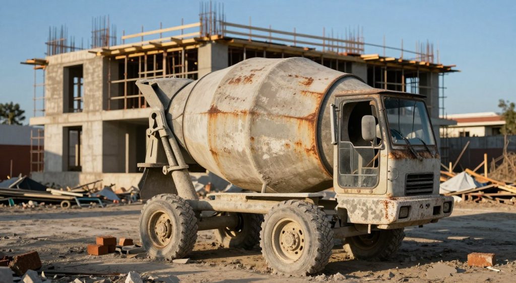 equipamento de construção inativo