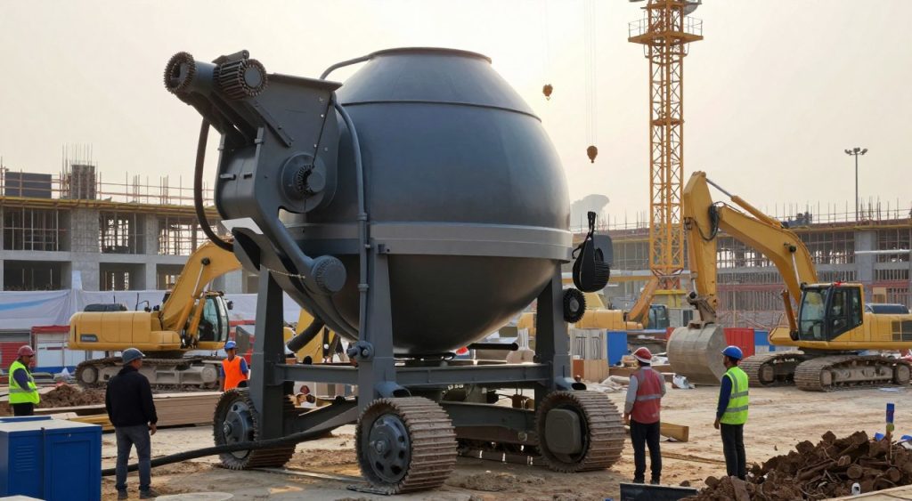equipamento de construção superdimensionado