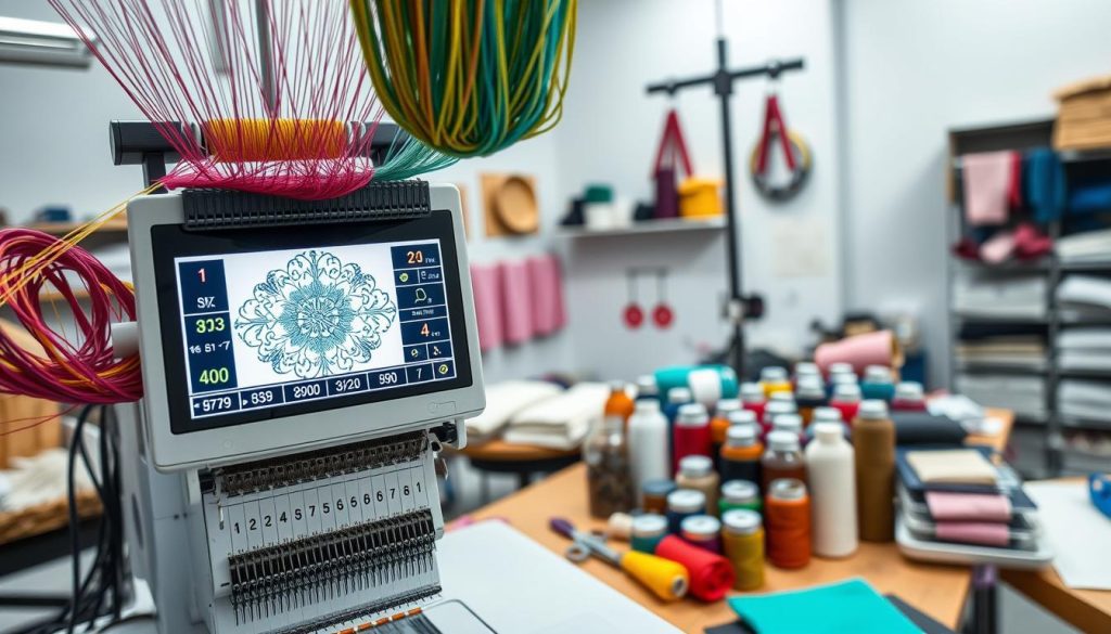 equipamento para bordado