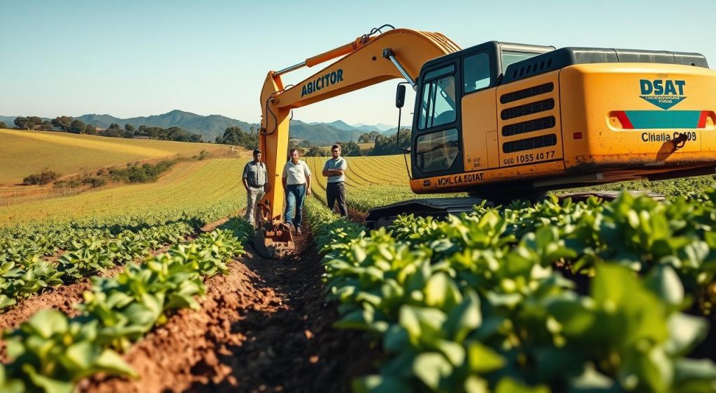 escavadeira agrícola