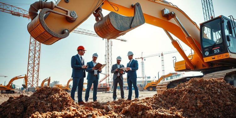 escavadeira e produtividade invisível