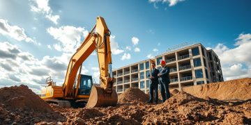 escavadeira e retorno sobre investimento