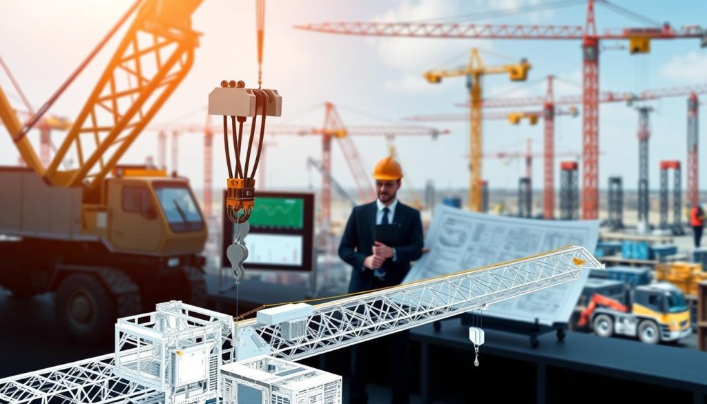especificações técnicas dos guindastes