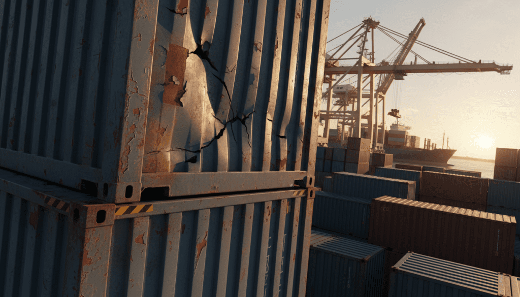 fadiga estrutural em containers