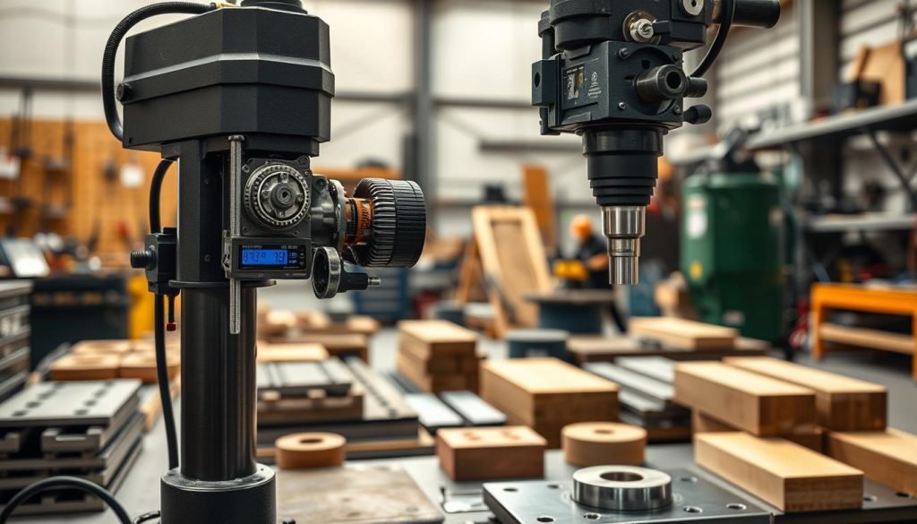 furadeira industrial de precisão
