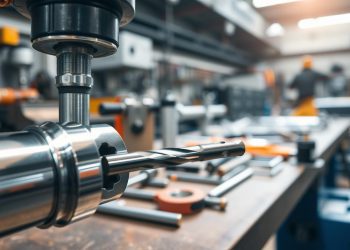 furadeira industrial e alinhamento