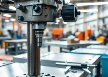 furadeira industrial e controle dimensional
