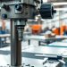 furadeira industrial e controle dimensional