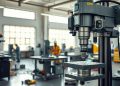 furadeira industrial e eficiência operacional