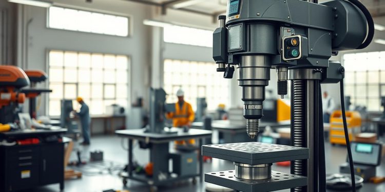 furadeira industrial e eficiência operacional