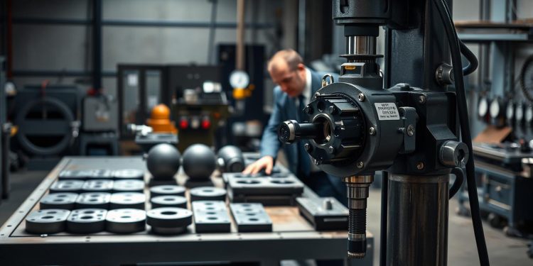 furadeira industrial e furação em série