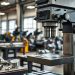 furadeira industrial e precisão repetitiva