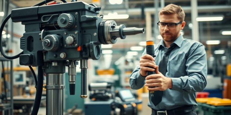 furadeira industrial e produtividade