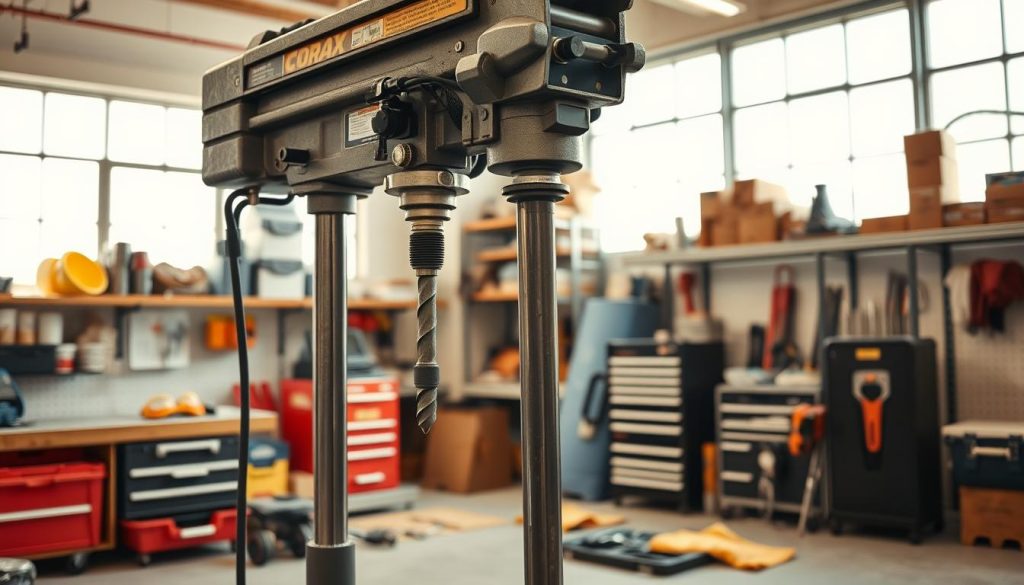 furadeira industrial e setup