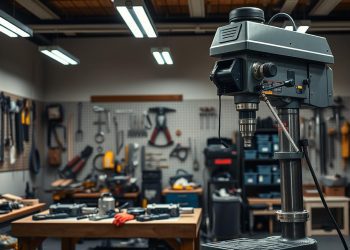 furadeira industrial e setup