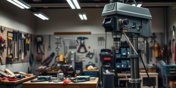 furadeira industrial e setup
