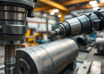 furadeira industrial em usinagem pesada