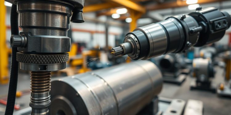 furadeira industrial em usinagem pesada