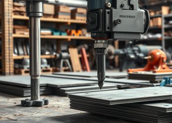 furadeira industrial para grandes chapas