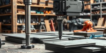 furadeira industrial para grandes chapas