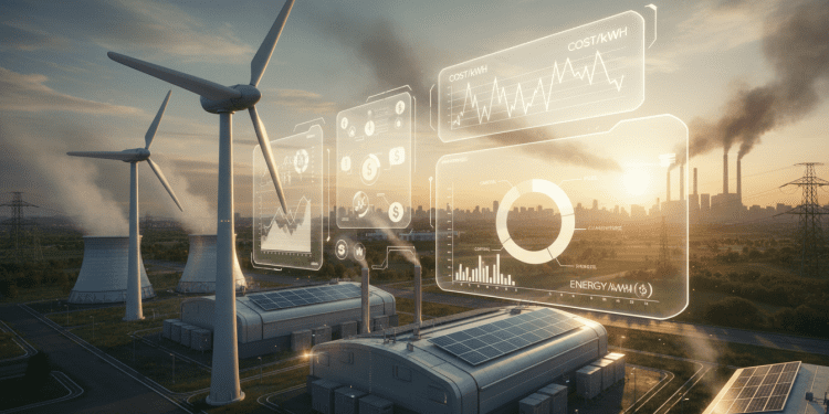 gerador de energia e custo por kWh