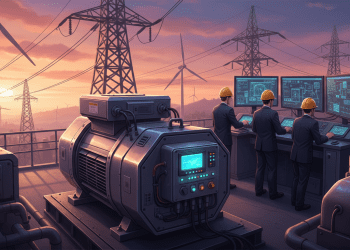 gerador de energia e estabilidade de fornecimento