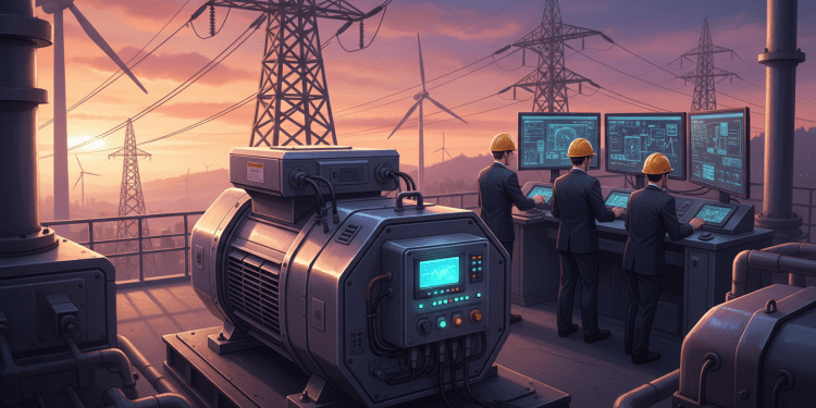 gerador de energia e estabilidade de fornecimento