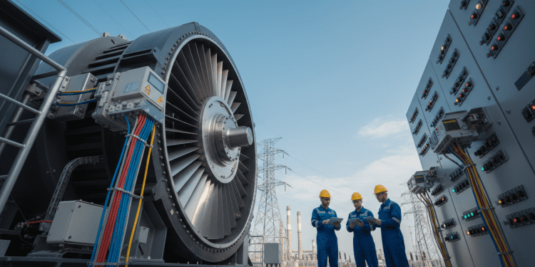 gerador de energia e estabilidade de frequência