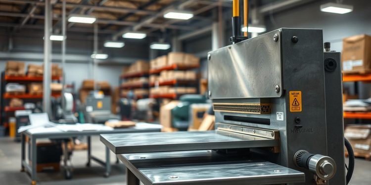 guilhotina industrial usada e confiabilidade
