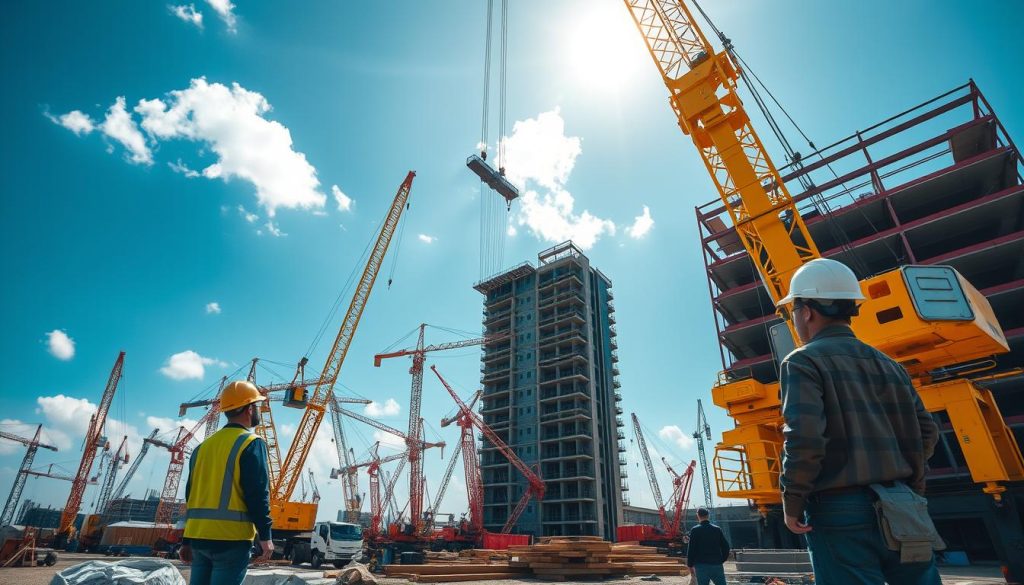guindastes para construção