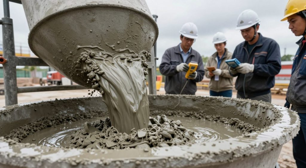 impacto da umidade na produção de concreto