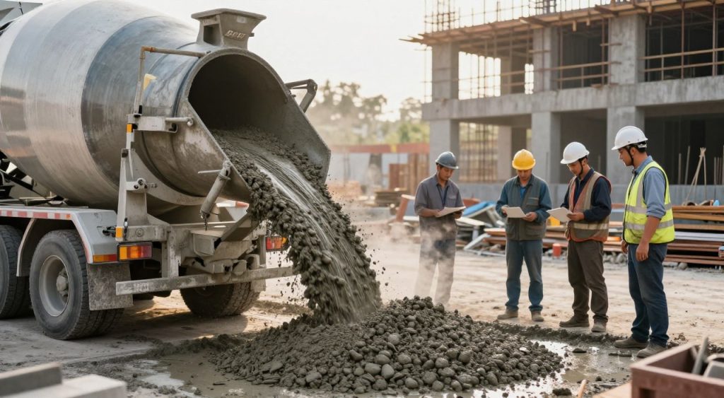 impacto da umidade na produção de concreto