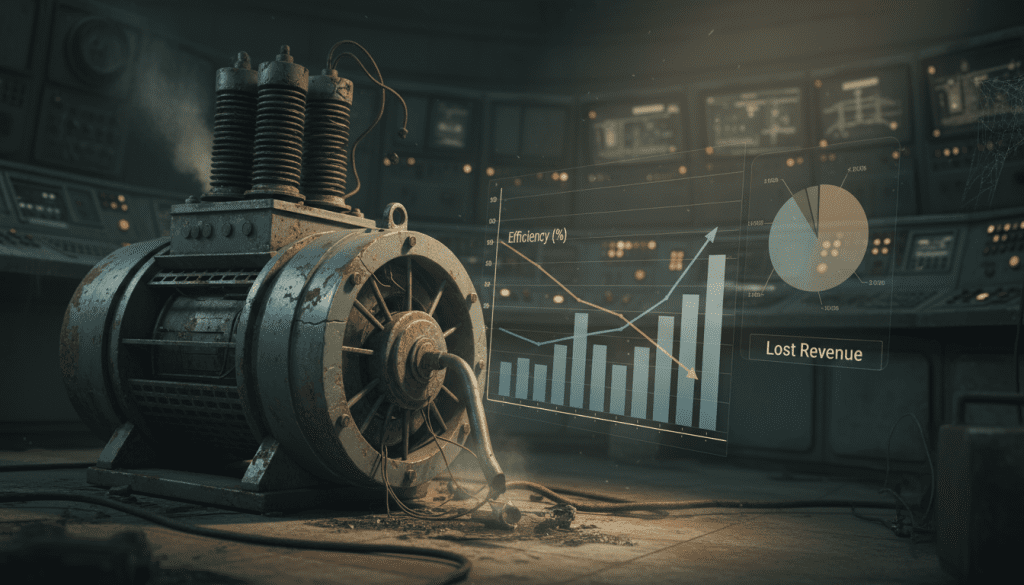 impacto financeiro envelhecimento operacional