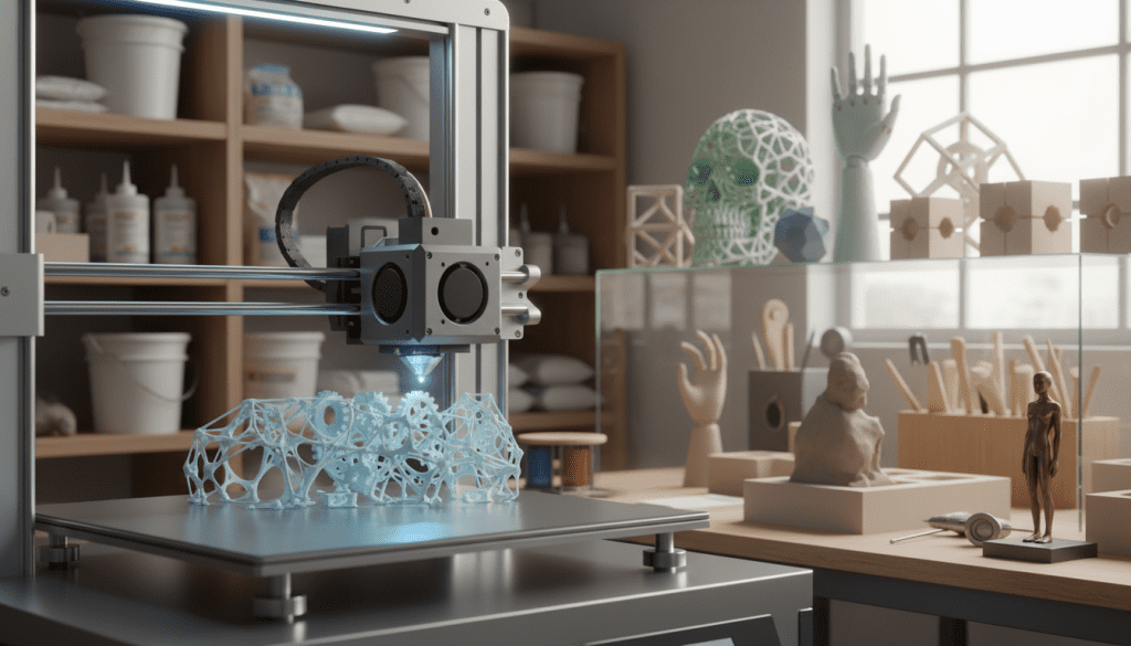 impressão de peças em 3D