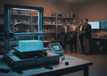 impressora 3D e SLA