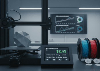 impressora 3D e custo por unidade