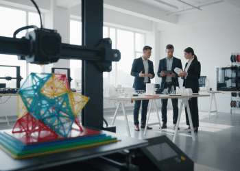impressora 3D e escala operacional