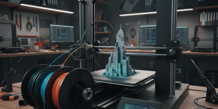 impressora 3D e grandes volumes