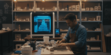 impressora 3D e moldes