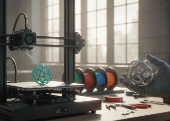 impressora 3D e ocupação de máquina