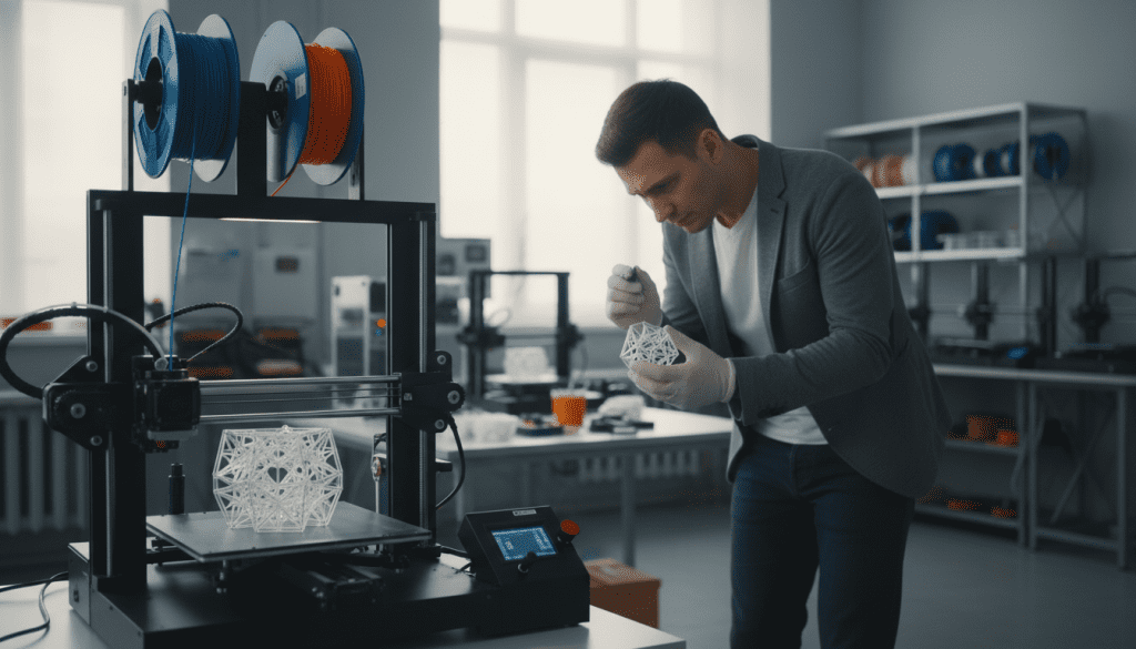 impressora 3D e retrabalho